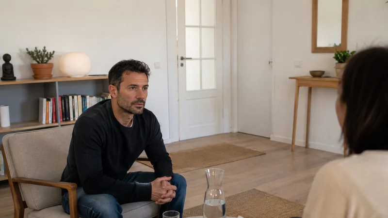 Homme en séance